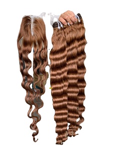 Extensiones de Cabello Humano Vietnamita Virgen Remy, Ondulado Profundo, Trama Única, Sin Enredos, Sin Caída, Precio al por Mayor - Product Image 5