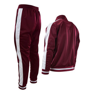 Mode personnalisée OEM, survêtement de gym ajusté imprimé pour hommes, vêtements de sport pour hommes, vêtements de sueur, survêtement de sport vierge en deux pièces pour hommes - Product Image 3