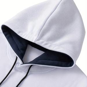 Chándal de lana ecológico sólido de alta calidad para hombre, conjuntos de chándal, logotipo de diseño personalizado, cremallera completa, deportes atléticos informales - Product Image 6