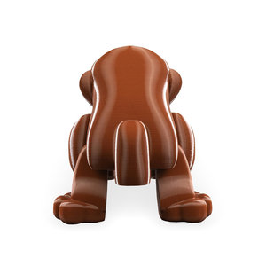 Prodotto unico e accattivante per il personaggio della scimmia Stretching stampato in 3D - Product Image 5