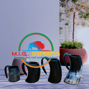 Cuernos para Beber de Cuerno Natural, Vasos de Cuerno para Vino y Cerveza, Tazas Únicas para Beber, Perfectas para Fiestas y Bodas - Product Image 5