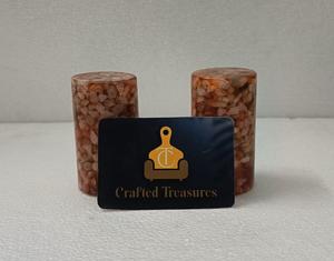 Salières et poivrières écologiques en résine et pierre avec pierre et résine époxy intégrées, ustensiles de cuisine personnalisés au meilleur prix - Product Image 6