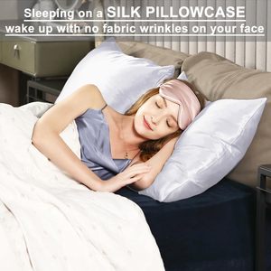 Funda de Almohada de Seda de Morera 100% Pura al por Mayor, Ligera y Cómoda, Accesorio de Ropa de Cama, Funda de Almohada de Seda Satinada Suave - Product Image 4