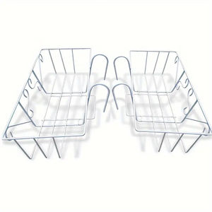 Organisateur de pots coulissant en acier au design attrayant, montage sur armoire, extractible, avec séparateurs réglables pour pots et casseroles, en promotion - Product Image 1