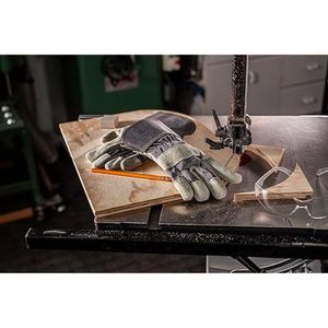Working Gloves 100% High Quality Leather Safety Gloves <b>Cow</b> Split Leather Hand Protection Working - Product Image 5