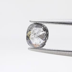 ขัดเบาะชนบทเพชร2.10กะรัตธรรมชาติเกลือและพริกไทยเพชร - Product Image 2