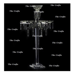 Advantageous Design <b>Candelabra</b> In Acrylic Centerpiece <b>Candelabra</b> With Crystal Chains For Wedding Event Decor - Product Image 1