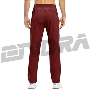 Pantalons de sport amples pour hommes en tissu respirant léger de couleur unie, décontractés, pour la salle de sport, l'entraînement, le salon, le port quotidien, confort - Product Image 3