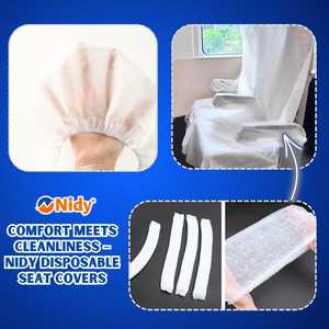 NIDY Disposable Seat Covers for <b>Baby</b> & Kids <b>Care</b> | Waterproof, Hygienic, Soft, Eco-Friendly Seat Protectors for Child Safety - Product Image 2