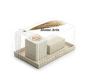เครื่องเผาธูปหนังทรงสี่เหลี่ยมขนาดพิเศษสำหรับตกแต่งบ้าน - Product Image 1