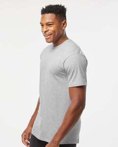 Tultex-Camiseta de peso pesado Unisex Tri-Blend Casual Heather Tee Anti-Pilling, camiseta de manga corta de ajuste moderno para hombres - Product Image 5
