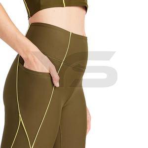 Alta calidad Yaseen & Sons Sports Women's Athletic Gym Leggings Casual Mid Waist Multi-Color Yoga Wear - Product Image 3