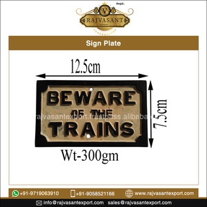 Newly Arrived Factory Price Customized High Quality <b>Cast</b> <b>Iron</b> and Brass Material Sign <b>Plate</b> at Low Price - Product Image 3