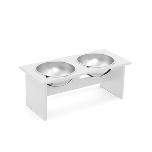 Adjustable <b>Stainless</b> <b>Steel</b> <b>Dog</b> <b>Bowl</b> Stand Pet Food <b>Bowl</b> Set Elevated <b>Dog</b> <b>Bowl</b> Height Fashionable Trending Design - Product Image 6