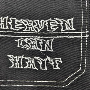 Jeans da <span class=keywords><strong>Uomo</strong></span> Personalizzati Oversize con Motivo Vintage, Ricamo 3D, Gamba Dritta, Lavaggio Acido, <span class=keywords><strong>Vita</strong></span> Media, Stile Y2K - Product Image 5