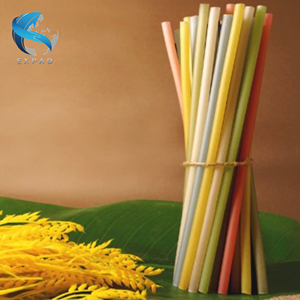 Pajitas de arroz compostables para cero residuos - Product Image 1