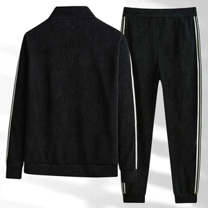 Conjunto Deportivo de Invierno para Mujer, Chaqueta con Capucha Informal y Pantalones, 100% Algodón con Forro Polar, Diseño 2 en 1 - Product Image 3