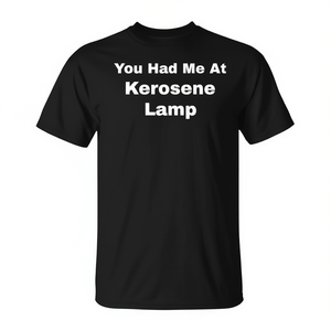 Camiseta Promocional con Estampado 'You Had Me at Kerosene Lamp' en Tallas Grandes para Niños - Product Image 2