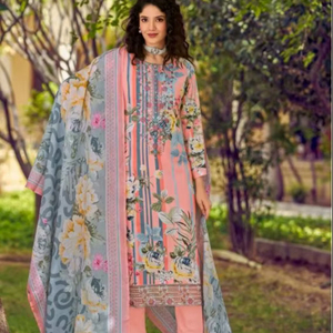 Nueva colección de trajes pakistaníes Heavy Fox Georgette, bordado de secuencia Jari de varios hilos, estilo de trabajo, ropa india y pakistaní - Product Image 1