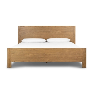 Cama de madera maciza moderna de la mejor calidad con cabecero estilo escandinavo con cabecero muebles de dormitorio minimalistas de forma Simple - Product Image 2