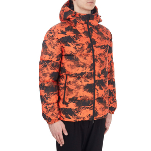 Venta al por mayor personalizado impreso abajo abrigo para hombres Stand Collar invierno prendas de vestir exteriores burbuja chaqueta acolchada para uso al aire libre - Product Image 4