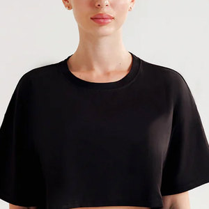 เสื้อครอปสำหรับผู้หญิงเสื้อครอปสตรีทแวร์แห้งเร็วทำจากวัสดุราคาสมเหตุสมผล - Product Image 5