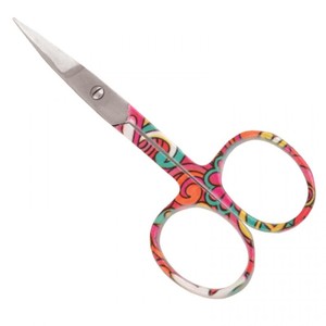 Ciseaux à micro-spring avec pointe acérée, nouvelle lame courbée en acier inoxydable, style russe, pour cuticules, manucure, droitier, durable - Product Image 1
