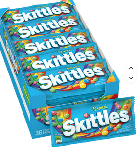 SKITTLESS Original Fun Size, Individual Packs, 5 Flavors - Bulk Candy - Product Image 1