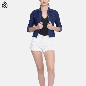 แจ็กเก็ตยีนส์แขนยาวสำหรับผู้หญิง, แจ็กเก็ตระบายอากาศได้ดีสำหรับใส่ออกกำลังกายฤดูหนาว2025 - Product Image 4