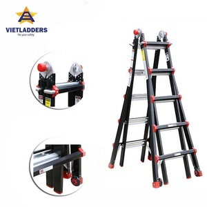 บันไดอเนกประสงค์แบบพับได้ มาตรฐาน EN131 NVLB-45 ทำจากอะลูมิเนียม 6063 รับน้ำหนักได้ 150 กก. ดีไซน์กะทัดรัด เหมาะสำหรับใช้ในบ้าน - Product Image 6