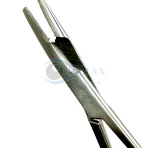 OLSEN Hegar Porte-aiguille pour suturer avec poignée antidérapante et ciseaux pointus Porte-aiguille professionnel OLSEN Hegar - Product Image 5