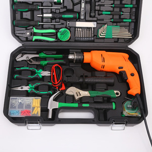 Juego de taladro de impacto, herramientas de reparación de Hardware para el hogar, 128 piezas - Product Image 3