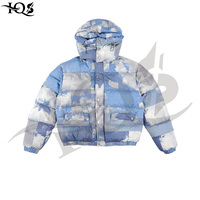 Veste matelassée camouflage décontractée pour hommes personnalisée avec poches manteau de pluie extérieur à séchage rapide matériau en duvet bulle