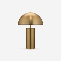 Lampe de table en métal de design européen moderne, luxueuse et élégante, AC DC, écologique, ampoules halogènes protectrices pour les yeux, commande tactile, chambre à coucher