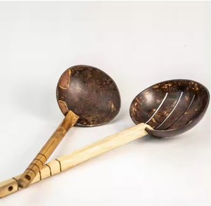 Cuchara de cáscara de coco ecológica para experiencias gastronómicas en restaurantes, hoteles y hogares, ideal para arroz, sopa a precio mayorista - Product Image 1