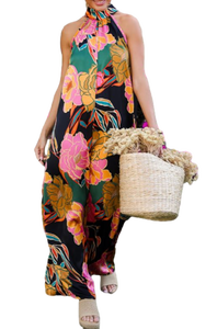 Vestido Maxi Floral Negro de Alta Calidad, Diseño Fluido, Uso Diario Profesional e Informal, Venta al por Mayor Ética desde Surat, India - Product Image 2