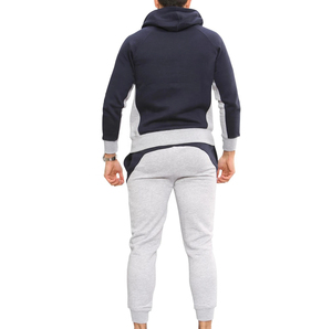 Ensembles d'entraînement pour hommes de haute qualité avec logo personnalisé, taille plus, survêtement en molleton avec impression personnalisée, ensembles de survêtement pour hommes - Product Image 4