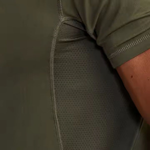 เสื้อยืดผ้าฝ้ายคุณภาพสูงสำหรับผู้ชายเสื้อยืดแบบสะพายไหล่ผ้า100% ดีไซน์เนอร์มีโลโก้ - Product Image 5