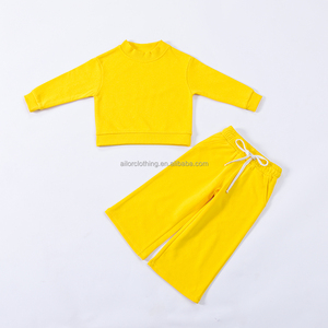 ชุดเสื้อสเวตเชิ้ตเด็กเล็ก OEM ODM ผ้าฝ้าย สีตามสั่ง ผู้ผลิต ขนาดตามสั่ง แบรนด์ส่วนตัว ขายส่ง - Product Image 5