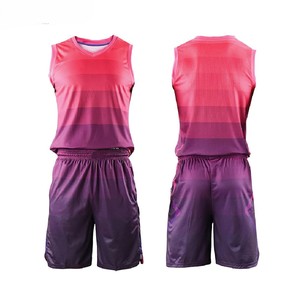 Uniforme réversible de basket-ball unisexe de haute qualité, tissu polyester sergé à séchage rapide, ensembles imprimés par sublimation personnalisée - Product Image 4