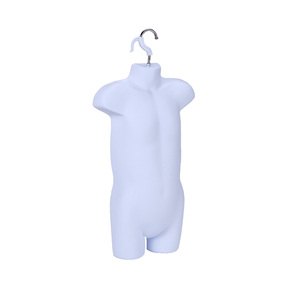 พลาสติกสีขาวครึ่งเด็ก Mannequin สำหรับแสดงผล - Product Image 1