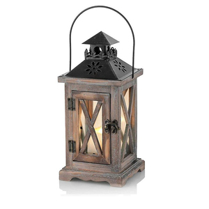 Wholesale Ramadan Kareem Metal Hanging <b>Lantern</b> <b>Set</b> of 4 Different Size Gold Color Metal and Glass <b>Lantern</b> - Product Image 5