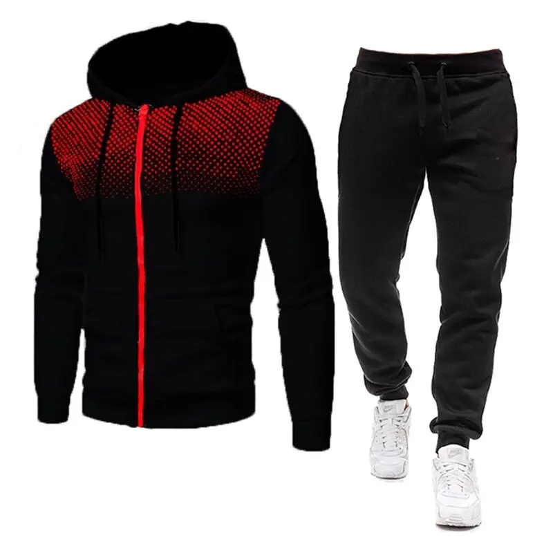 Wholesales Fleece Hoodie Sweatshirt Jogger Pants Gym Clothes Sweatsuit Tracksuit Set For Women Men