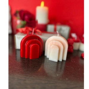 Premium Decorative Radiant Duo <b>Candle</b> Valentine Day Wax <b>Candle</b> for Home & Special Occasions <b>Wholesale</b> for Best Price - Product Image 1