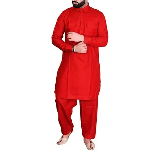 Hochwertige neue modische pakistani sche indische Männer Salwar Kameez / 2023 Pakistan Made Casual Wear Männer Shalwar Kameez