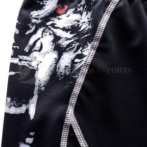 Short de compression de style décontracté avec poches de décoration Short de compression personnalisé avec patchs pour hommes à vendre - Product Image 5