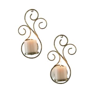 Porte-bougie en métal de couleur or, pour décoration murale, hôtel, bougies, Art mural, design moderne - Product Image 5