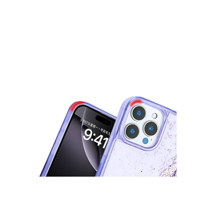 Coque en silicone transparente pailletée argentée Netzy pour iPhone 12 Pro, style liquide, coque arrière pour Ins Promax 14 Plus, coque souple - Product Image 3