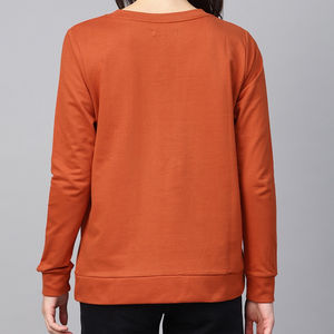 Sudadera bordada de manga larga de algodón más vendida de alta calidad Sudadera bordada informal de secado rápido sostenible - Product Image 3