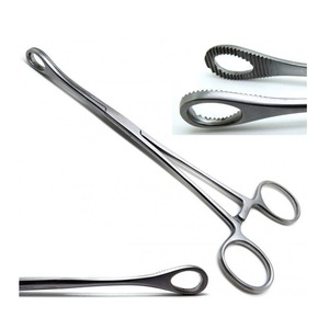 Juego de Instrumentos Quirúrgicos Manuales con Pinzas de Esponja de 24 cm Rectas - Product Image 5